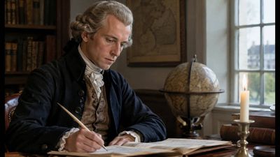 In 1755, Immanuel Kant earned a degree with a study of fire; the philosopher’s early work explored nature long before his famous moral theories