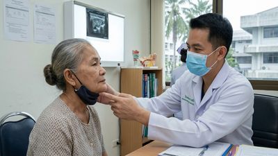 Steroid Pills Didn't Stop a Rare CT Dye Reaction from Swelling a Woman's Jaw Glands a Second Time