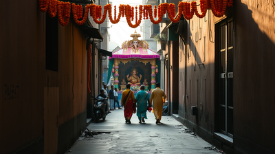 Pune's Manache Ganpati Walking Route: The Five Mandals That Set the Procession Order Every Year