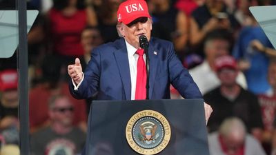 'Oh it's a she': Trump stops speech to address woman, tells her 'mother watching on TV furious'