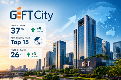 GIFT City moves up 9 places to 37th globally, ranks among Asia-Pacific top 15