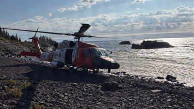 Hiker Found After Weeklong Search: 70-year-old located alive by backpackers; Coast Guard airlifts him