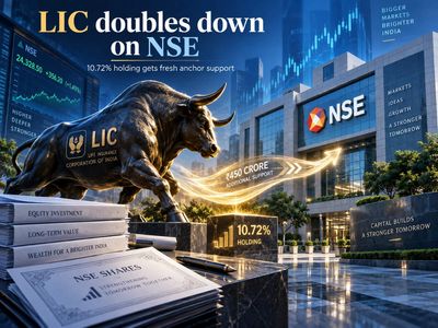 NSE’s biggest bull bets bigger: LIC’s 10.72% stake gets Rs 450 crore anchor boost