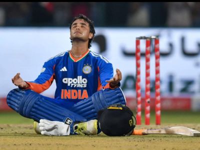 Abhishek Sharma breaks Rohit Sharma’s record with 30-ball T20I century; creates history with new powerplay benchmark
