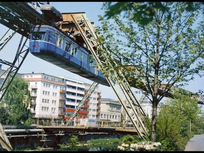 A 125-year-old ‘flying train’ in Germany still carries 80,000 passengers a day, a bizarre-looking 1901 solution to moving through one of the country’s most crowded valleys