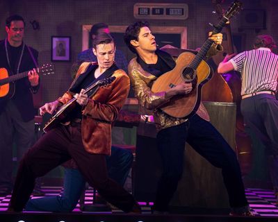 Million Dollar Quartet review – jumping jukebox show reignites rock’n’roll classics