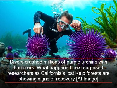 Divers crushed millions of purple urchins with hammers; What happened next surprised researchers as California’s lost Kelp forests are showing signs of recovery