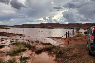 Three dead including a child after being swept away in floodwaters on Navajo land in New Mexico