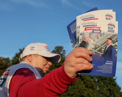 Russians go to polls against backdrop of Ukraine war and Putin’s tightening grip