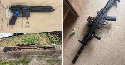 Man on bail for threatening a woman with a firearm has allegedly been found with more weapons