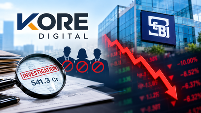 Kore Digital shares crash 10% as Sebi alleges Rs 541 cr revenue misstatement, bars CEO, CFO and MD from capital market