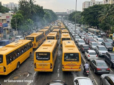 Bengaluru-based founder criticises Whitefield traffic situation after daughter's school bus stuck for over 2 hours in Varthur-Gunjur, says it is a daily occurrence