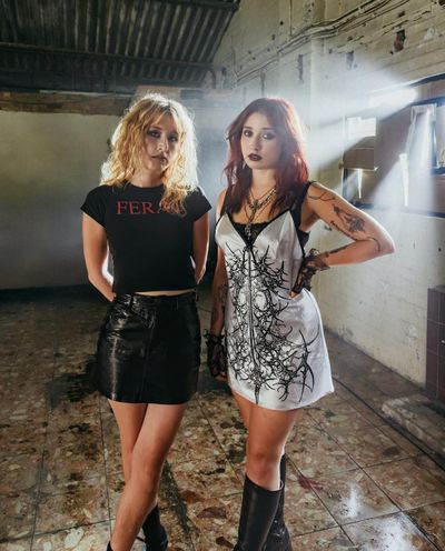 ‘I toured with a hole in my brain. I don’t regret a thing’: punk duo Lambrini Girls on fighting extreme times with extreme measures
