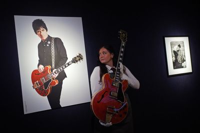 Johnny Marr’s guitar auction smashes records raising millions for charity