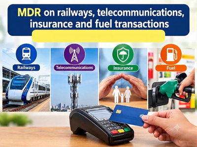 MDR charges on 5 key services: Railway tickets, mobile bills, fuel and more
