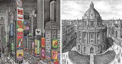 This Artist Recreates Famous Landmarks Using Nothing But A Typewriter (25 Pics)
