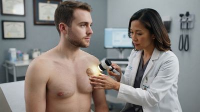 His Chest Plaque Survived Six Months of Washing and a Punch Biopsy, Then Vanished with One Alcohol Wipe