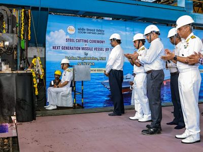 CSL lays keel for first next-generation missile vessel for Indian Navy