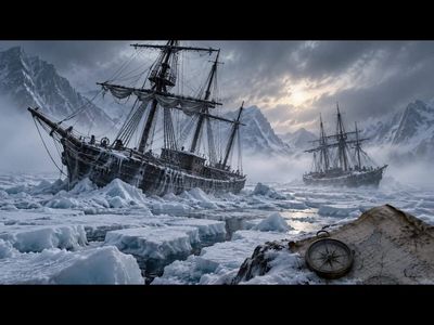 In 1845, two British ships entered the Arctic with 129 men searching for the Northwest Passage; both vessels and every member of the expedition disappeared