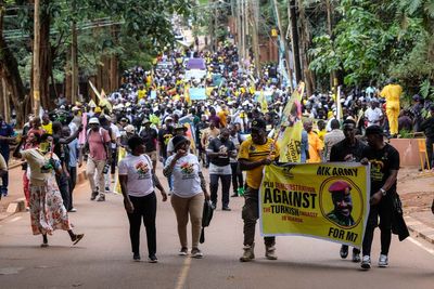 Hundreds rally at Turkey’s embassy in Uganda to demand a dissident’s extradition