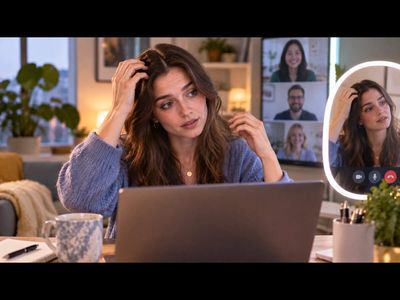 Psychology says people who keep touching their hair on video calls may be responding to the ‘constant mirror’ effect