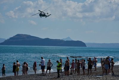 Tourists get a front-row view of military drills on Crete as Mediterranean alliances grow