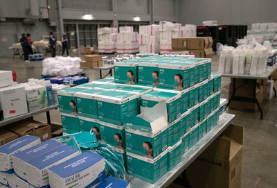 Federal Airlift Cut Protective Equipment Shipping from 40 Days to Seven and Industry Questioned the Federal Role