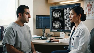 A Trauma Scan After an Assault Found Both of His Kidneys Sitting on the Same Side