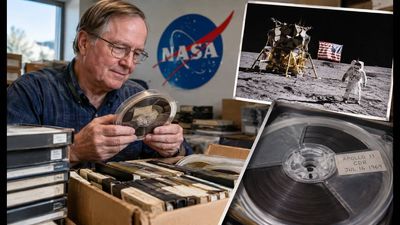 In 1976, a former NASA intern paid $217 for 1,150 old tapes; 43 years later, 3 Apollo 11 recordings from the lot sold for $1.82 million