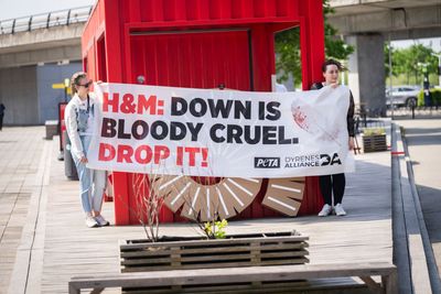 PETA Protesters Disrupt H&M's London Fashion Week Show Over Wool Sourcing