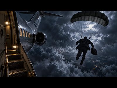 In 1971, a passenger collected $200,000, parachuted from a plane and vanished; the FBI investigated for years without discovering his identity