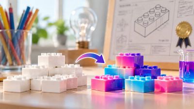 Meet Matthew Sleman, the boy who thought about patents at 5 and turned ordinary plastic building bricks into color-changing blocks that earned him one of the youngest US patents