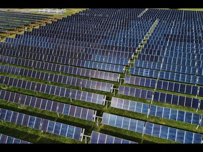 Solar panels did more than generate power in a French nectarine orchard: positioned horizontally during frost, they kept buds up to 1.9°C warmer and cut damage to below 10%