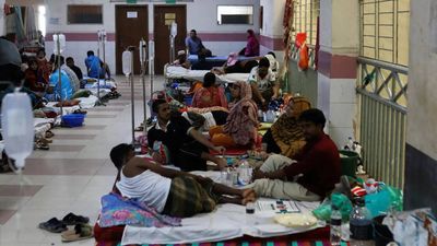 ‘Treated on floor, verandah’: Dhaka hospitals struggle as dengue wards overflow