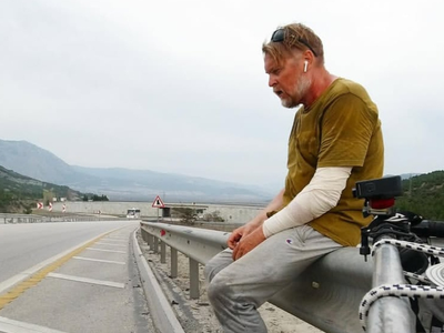 In 1998, Karl Bushby left Chile to walk home, and 28 years later, a Channel tunnel refusal stalled him; French approval may now let him swim home