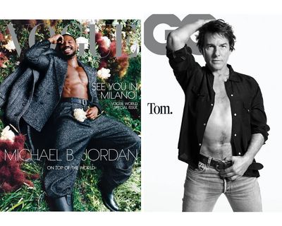 Hunk – or ‘unc’? What magazine covers of Michael B Jordan and Tom Cruise tell us about manhood