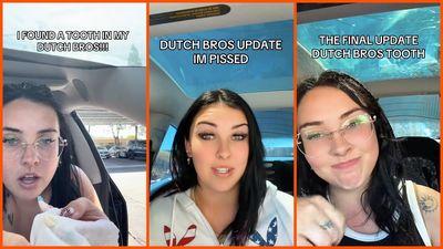 Woman says she found a suspected dental crown in her Dutch Bros cookie dough drink, then asked the company ‘where did it come from?’