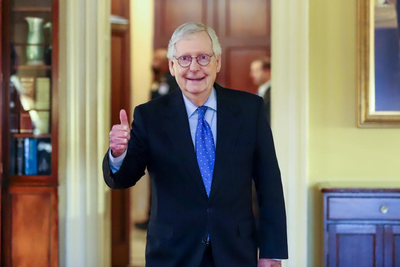 'Elder Abuse' Claims Erupt as Mitch McConnell Is Caught 'Freezing Up' Before Missing Senate Votes