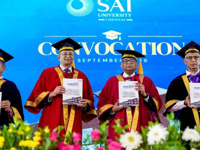 Graduates must not be deterred by setbacks, should aim high: Tata Sons Chairman Chandrasekaran