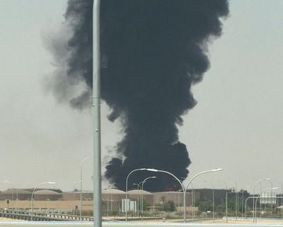 Thick smoke seen near Riyadh airport as Houthis claim attack on Saudi capital