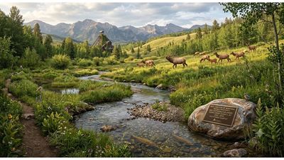 In 2000, artist Kimberly Wurster restored 1 Montana mining property for wildlife and trout. 20 years later, it supported elk breeding grounds and trout spawning habitat