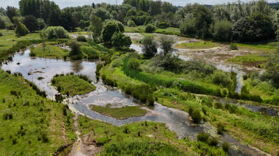Rugeley Riverside Park: former power station golf course becomes wetland; 1.5km trail to open 2026