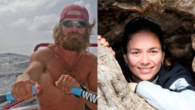 Human-Powered World Journey: Colin Angus and Julie Wafaei row through a hurricane; 43,000 km in 720 days