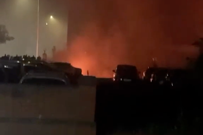 Dozens of people living next to fire-hit Folkestone hotel moved over safety fears