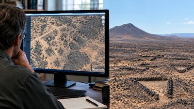 Google Earth Reveals Stone Traps: researchers map 252 desert kites; study reshapes Saudi prehistory