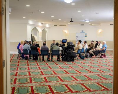 ‘The fears begin to fall away’: why Britain’s mosques are opening their doors to public