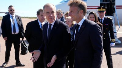 Macron welcomes Canada's Carney to French Atlantic territory