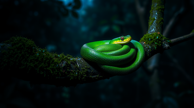 How the Malabar Pit Viper Uses Infrared Sensing to Hunt in Total Darkness in the Ghats