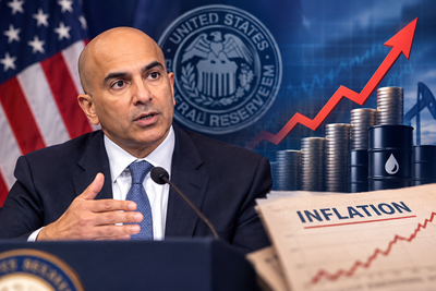 US Market: Fed's Kashkari says US inflation still too high despite rate hike