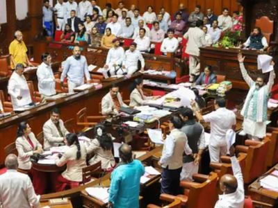 Vande Mataram ends after 2 stanzas in Karnataka Assembly, Council; BJP legislators recite full version